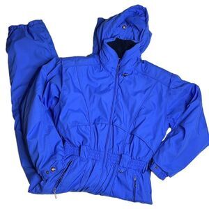 Vintage Obermeyer Blue Thermolite Active Skisuit 10
